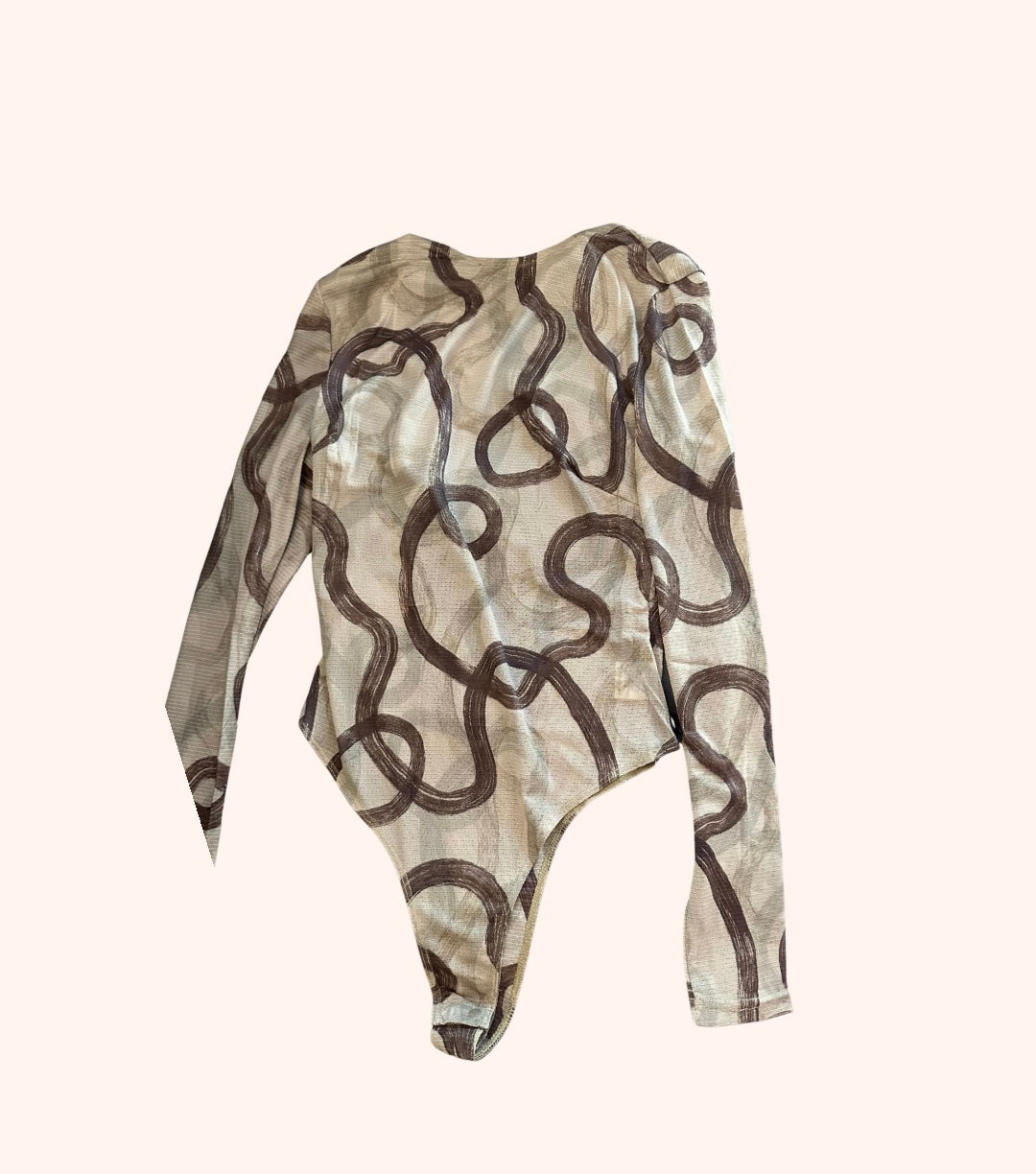 Amanda Open Back Bodysuit Top