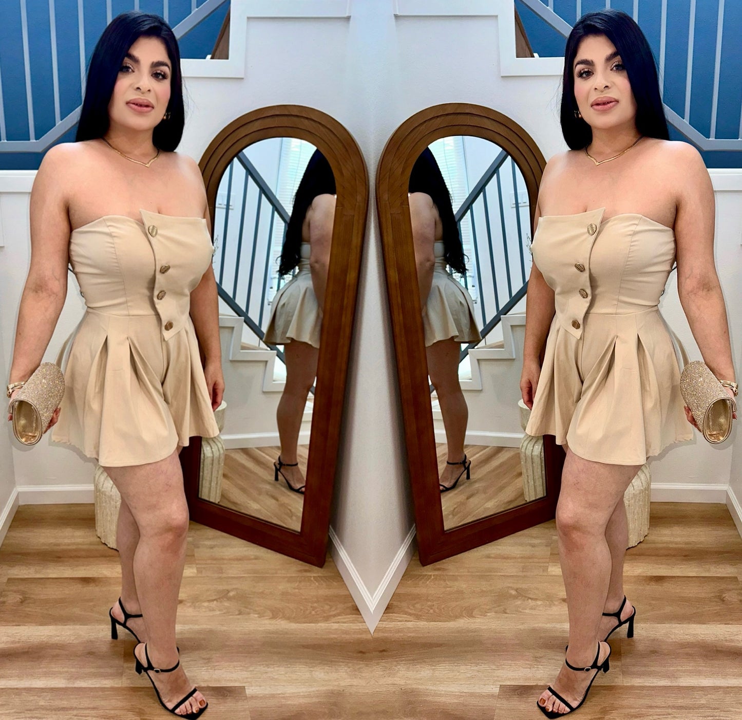 Coquette Strapless Romper