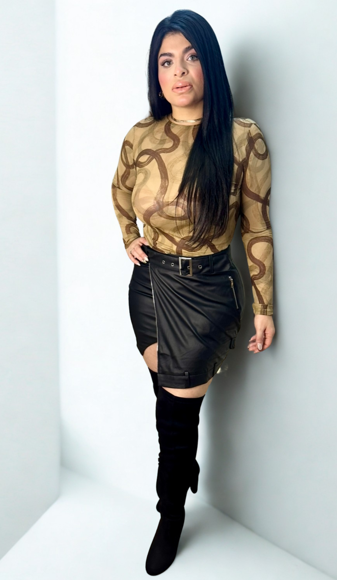 Amanda Open Back Bodysuit Top