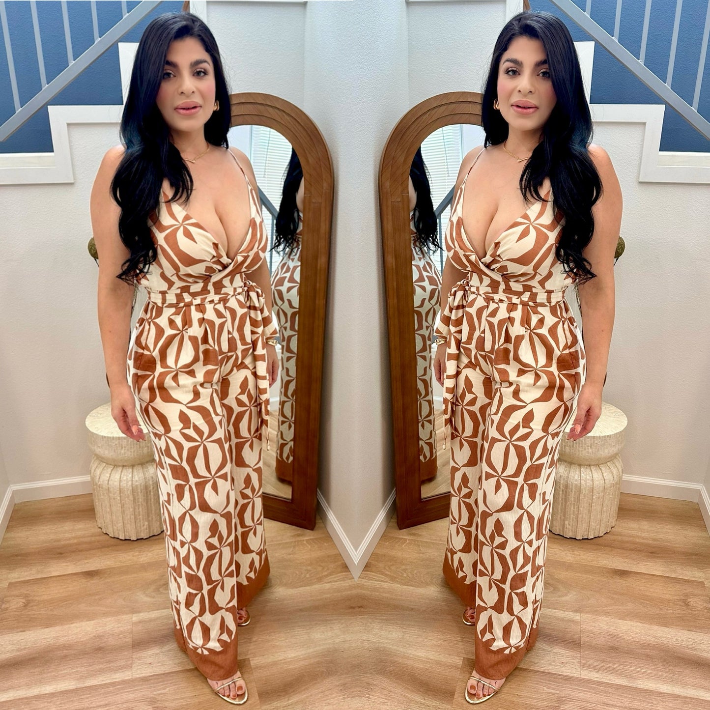 Mocha Wide Leg Jumpsuit
