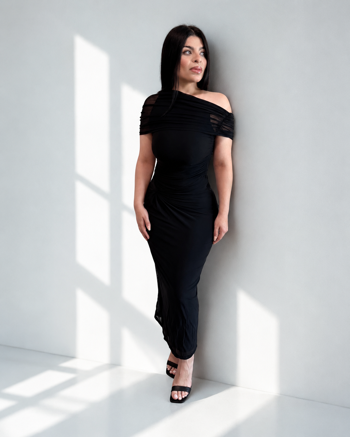 Luna Black Maxi Dress