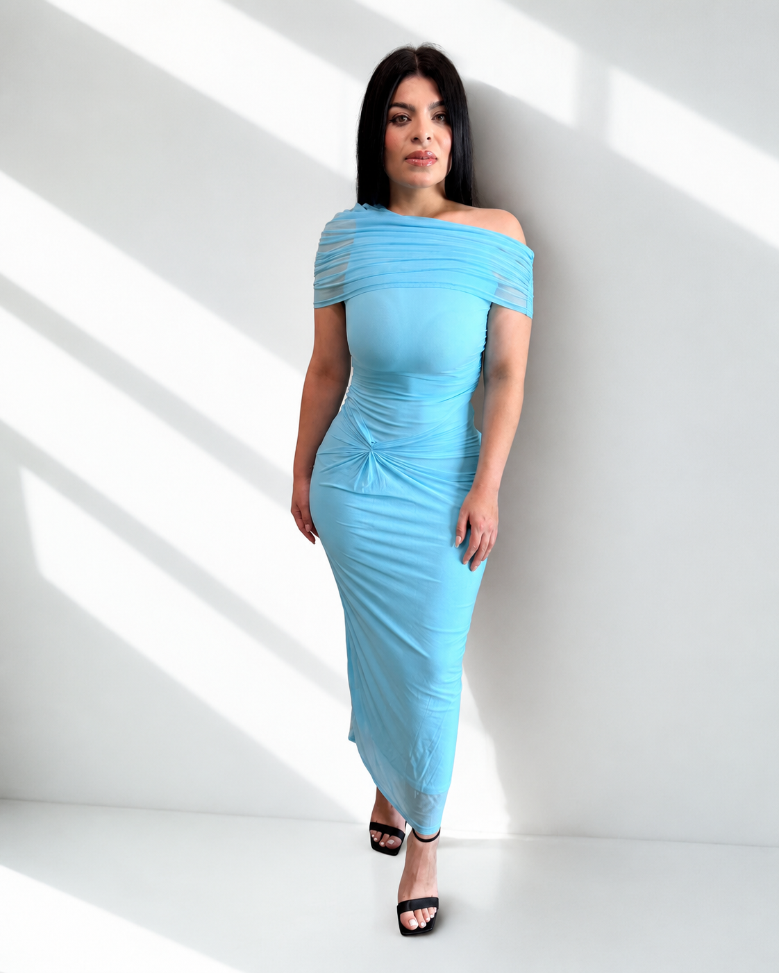 Luna Blue Maxi Dress
